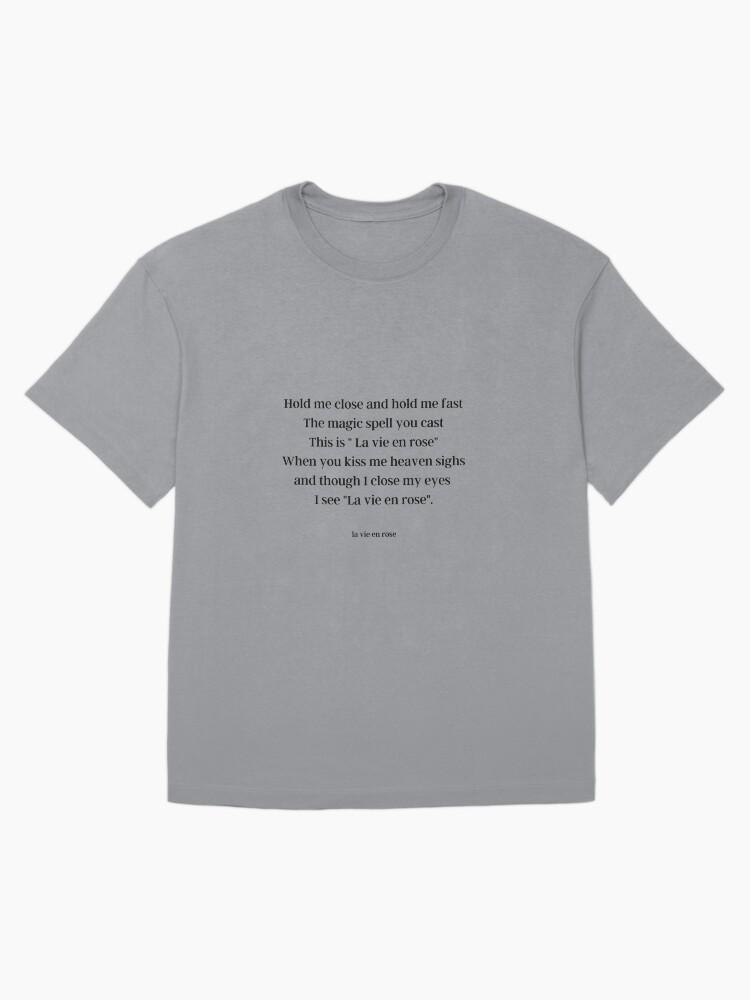 T-shirt Oversize Édith Piaf La vie en rose