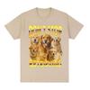Dont Stop Retrieving TShirt Golden Retriever Funny Dog Meme Graphic TShirt Men Women Casual Oversized Cotton Short Sleeve Tees
