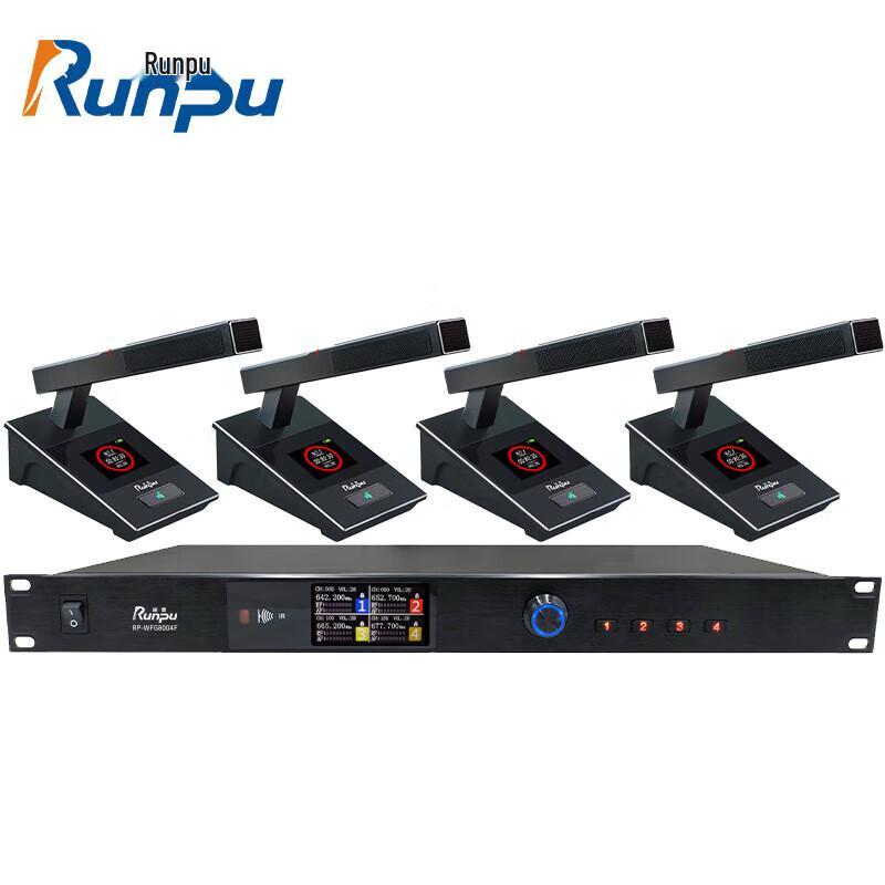 

Runpu RP-WFG8004F Professional Wireless Quad Microphone System (CN version)
