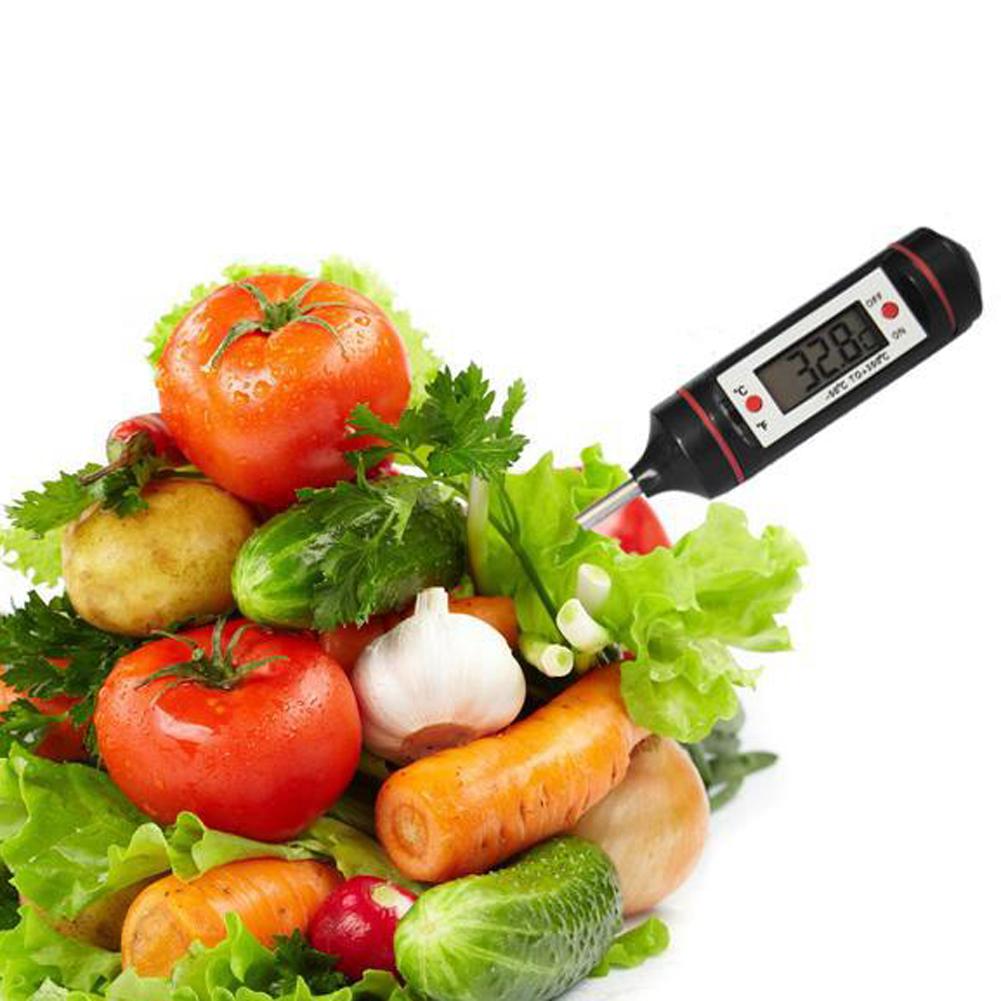Household Probe Temperature Meter Backlight Design Probe Temperature Meter Instant Read for Cooking Kitchen BBQ Grill China Mainland