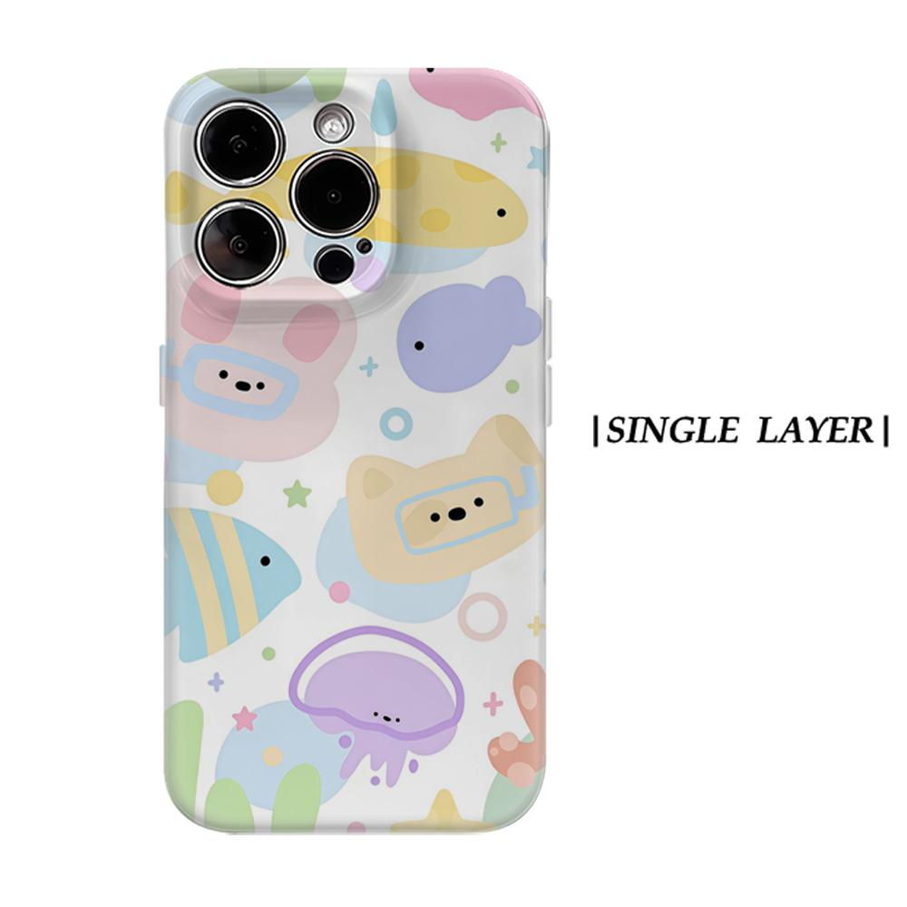 

Cute UnderwaterFor Magnetic Phone Case for IPhone 17 16 15 14 13 Pro Max Plus Single Double-layer Tough Case IPHONE17PROMAX