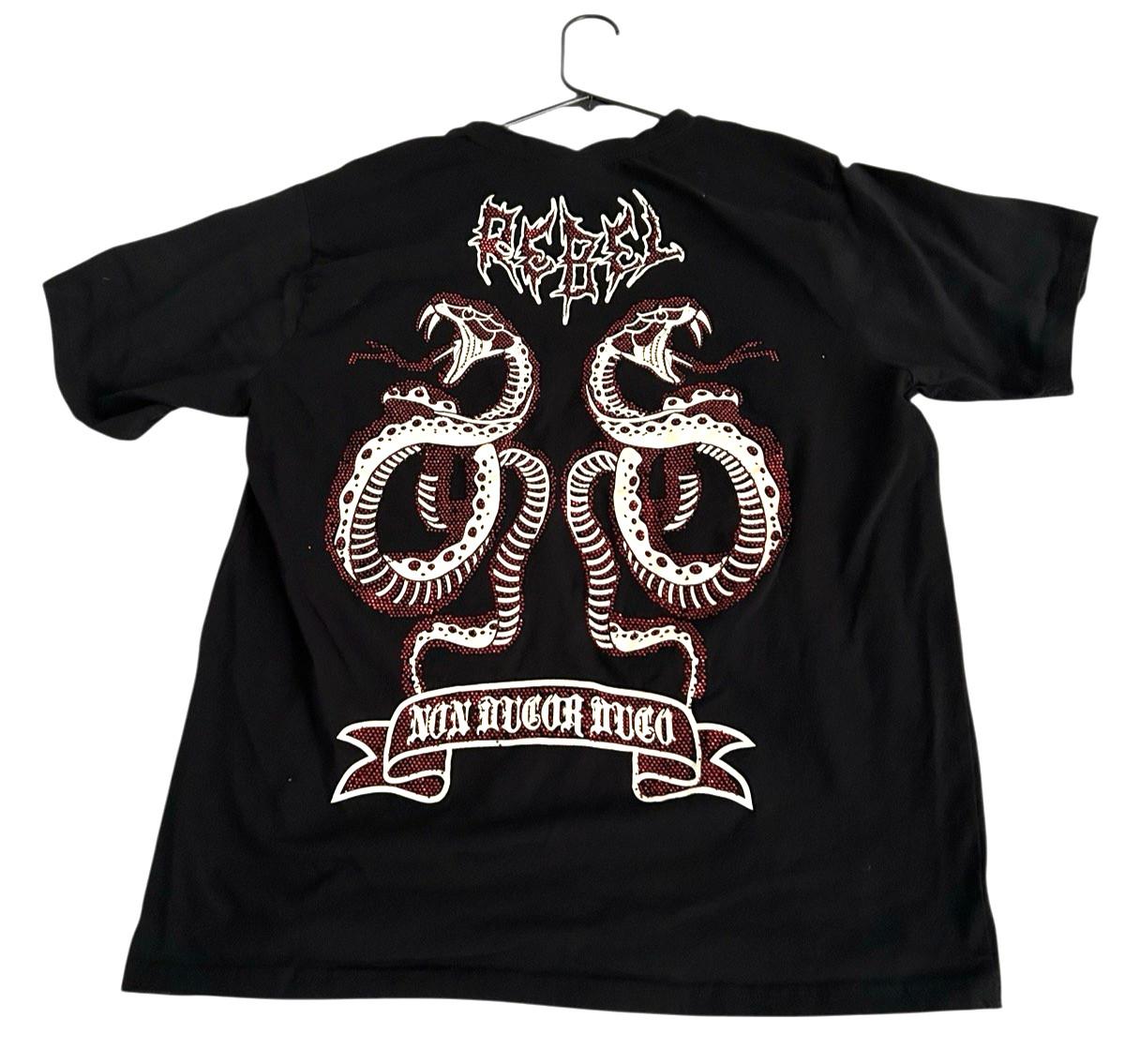 Rebel Vengeance Graphic Eagle Skull Snake Shirt Mens Size 3XL Unisex T-Shirt XXXL