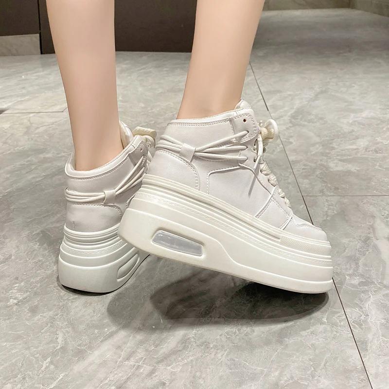 Fashion Green Luxury Designer Sneakers On Platform Sports Shoes For Women 2025 New Fashion Thick Bottom Wedding Shoes High Heel