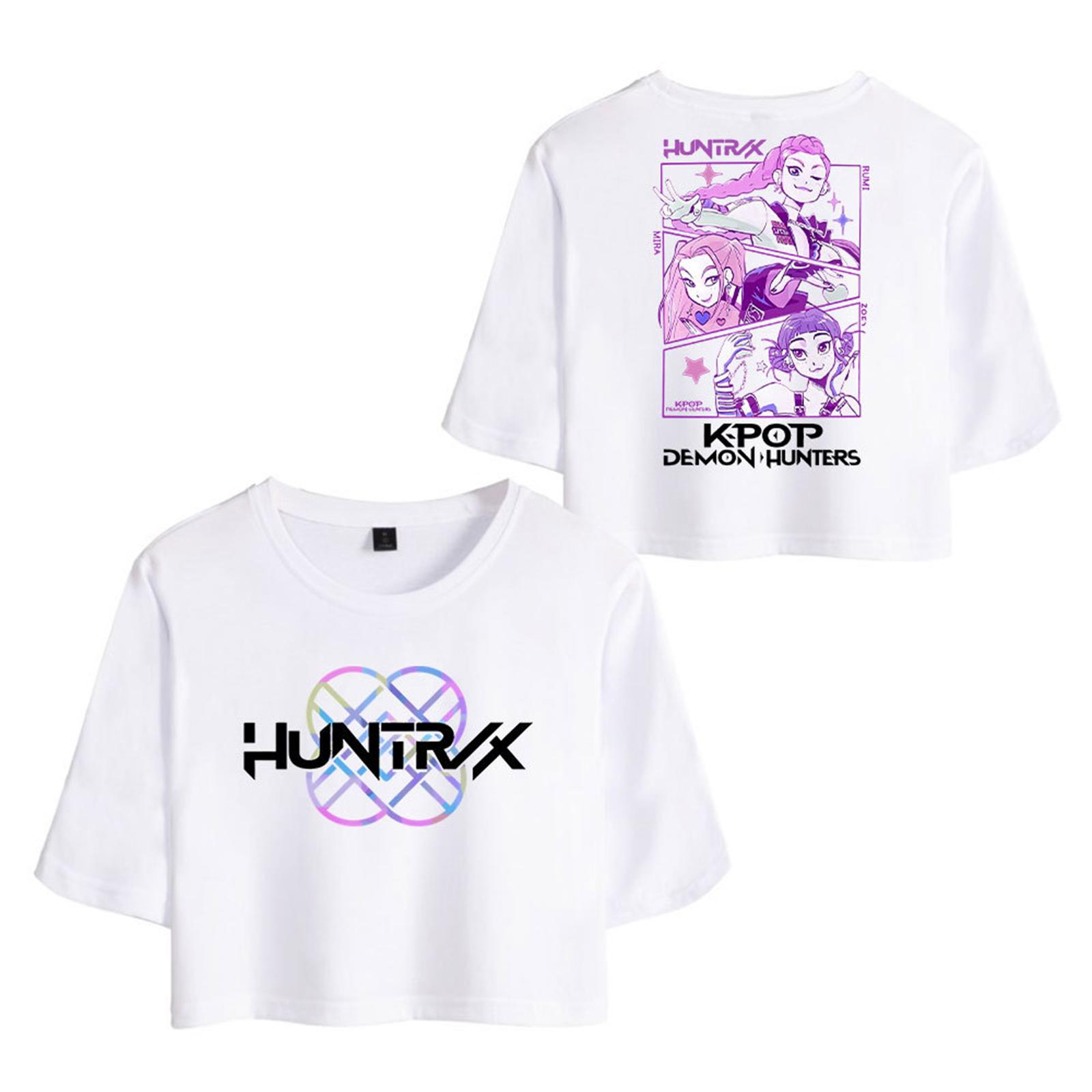 

Women s Summer Casual Navel-baring Short-sleeved T-shirt M