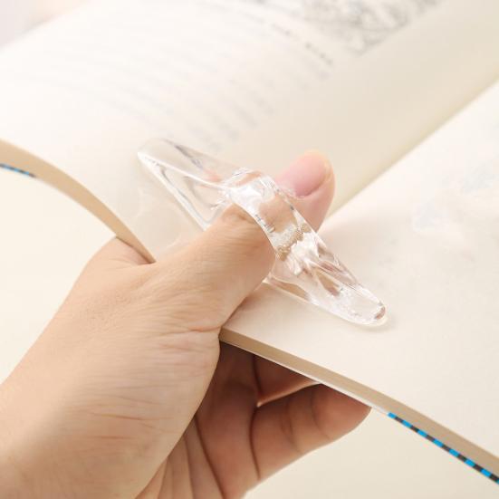 Book Page Holder Compact Size Lightweight Reusable Thumb Ring Book Page Holder Bookmark Stationery Accessories
