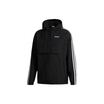 Originals Trefoil Color-Block Half-Zip Kapuzenjacke Sweatshirt Herren Oberbekleidung Schwarz GD2061