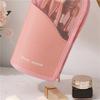 Portable Women Makeup Brush Travel Stand Up Case Multifunctional Mesh Makeup Organizer Zipper Cosmetic Bag