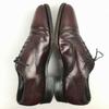 80s Vintage STAFFORD Semi Brogue Cap Toe Shoes Burgundy size 7.5D 25.0-25.5 Men's(USED)