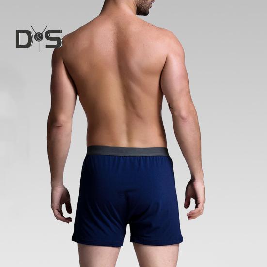 Pánské boxerské spodní prádlo Pružný pás vpředu ve střední části Dekor U-konvexní Šortky Kalhotky Pohodlné oblečení na spaní Denní nošení