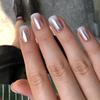 24 pz/set Quick Nails Glitter Bianco Gradiente Nail Art French Unghie Indossabili Adesivi per Unghie Rimovibili Impermeabili Unghie Finte