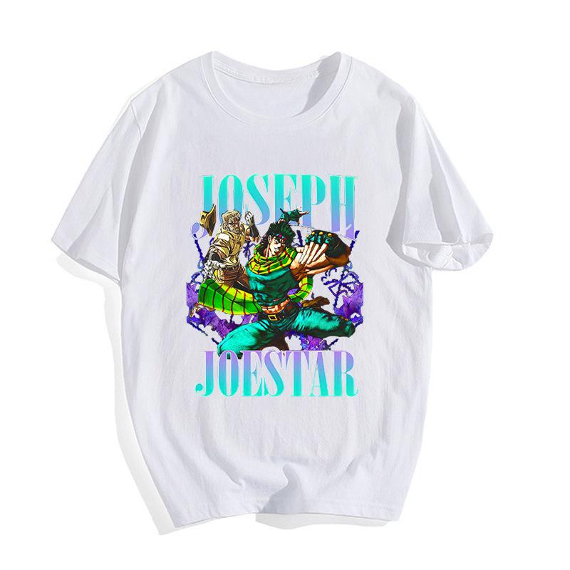 Yoshikage Kira Jojos Bizarre Adventure Anime Trend T-Shirt Baumwolle Grafik-T-Shirt Unisex Unisex Sommer Streetwear