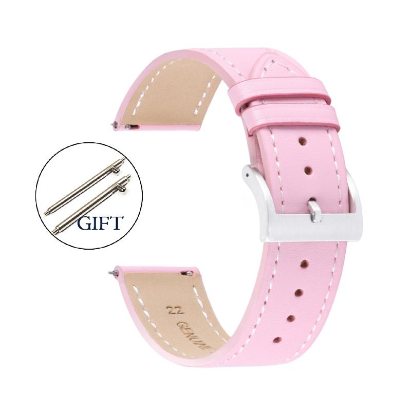 Fashion Men Quick Release Watch Strap Sport Watch Bracelet Vintage Cowhide Watchband 18/20/22/24mm Replacement Universal Bands