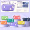 Switch Lite Purple Bag with a Shoulder Strap 17 in 1 Switch Lite Case Portable Gaming Storage Bag for Nintendo Switch Lite