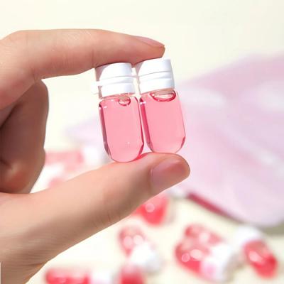 2/5pcs Mini Dispensing Bottle Round Bottom Glass Bottle Essence Liquid Oil Perfume Dispensing Bottle Travel Portable