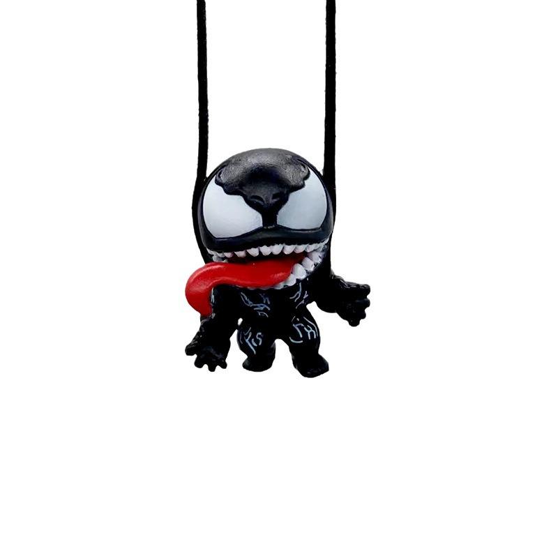 Anime Rearview Mirror Decoration - Cute Car Interior Pendant Ornament for Christmas or Birthday Gifts