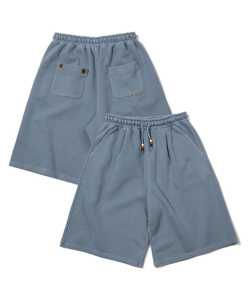 MAINBOOTH Haze Sweat Shorts(Ash Blue)