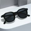 Retro Oval Sunglasses Stylish Minimalist Round Shades for Women Men Fashion Eyewear