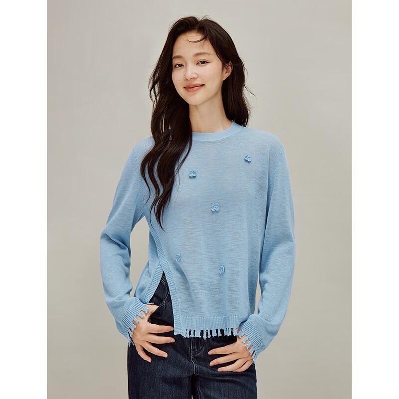 Pulover Tricotat INMAN Francez 3D Croșetat Manual