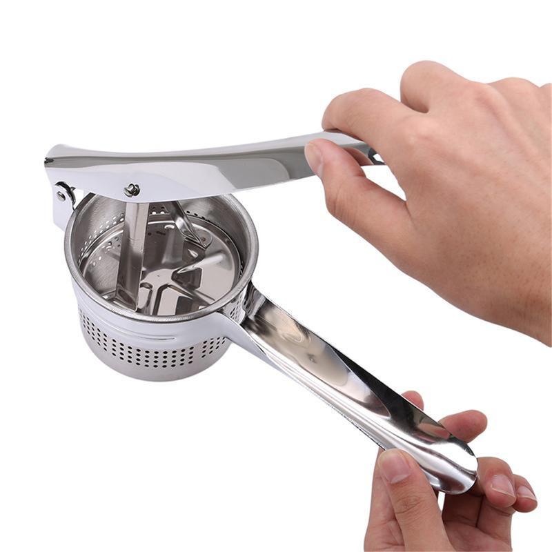Stainless Steel Potato Ricer Masher Fruit Vegetable Press Juicer Crusher Squeezer Household for Kitchen Gadgets Cooking Tools