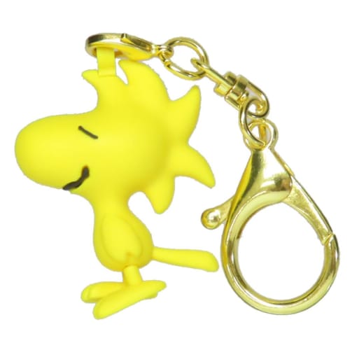 Kamio Japan Snoopy Key Ring Mini Figure Keychain/Woodstock Peanuts