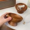 Ear Studs Case Wood Jewelry Display Tray Tall Tray Wooden Fruit Tray  Counter Display