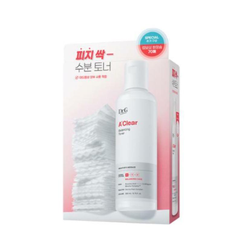

Dr.G A-Clear Balancing Toner 200ml Set (+Cotton Pads)
