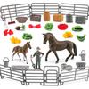 Kids Toy Animal Model Pvc Farm Scene Decor For Children Playroom Playset