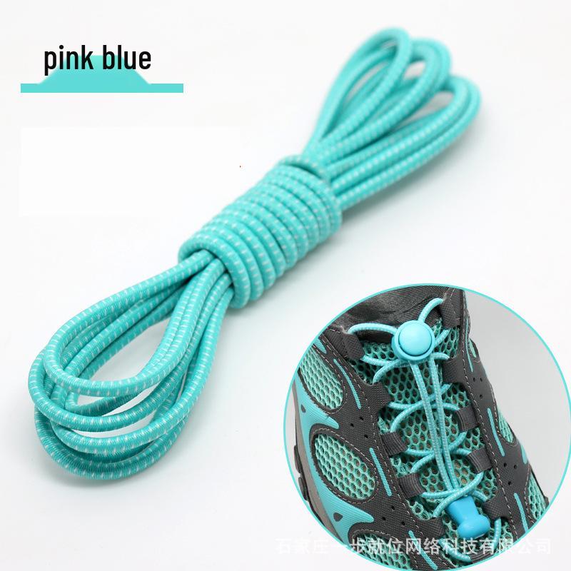 No-Tie Elastic Shoelaces with Buckle for Adults & Kids - Black, White & Color Options