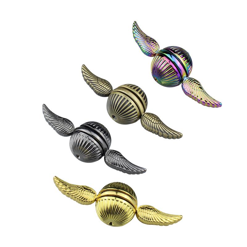 Golden Funny Snitch Fidget Spinner Anti-Stress Fidget Toy Finger Dynamic Changing Gyro Stress Anxiety Relief Figets Toy