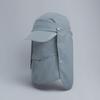 Foldable Sun Visor Hat with Detachable Mosquito Veil Breathable Outdoor Protection for Camping Fishing Hiking