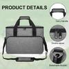 Outdoor Power Station Protective Storage Bag With Double Zipper Pocket Water Resistant Design For Solar Generator