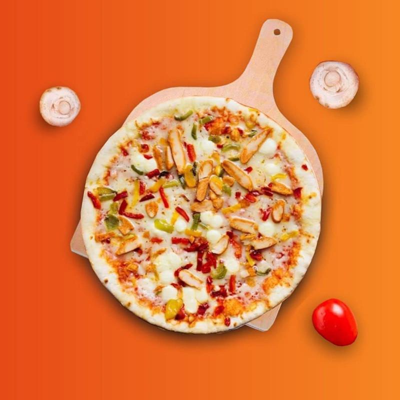 Multi-Functional Linden Wood Pizza Board and Shovel