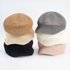 Octagonal Cap Straw Women Summer Thin Newsboy Cap Painter Adjustable Rope Knitted Beret Mesh Breathable Boinas Para Mujer