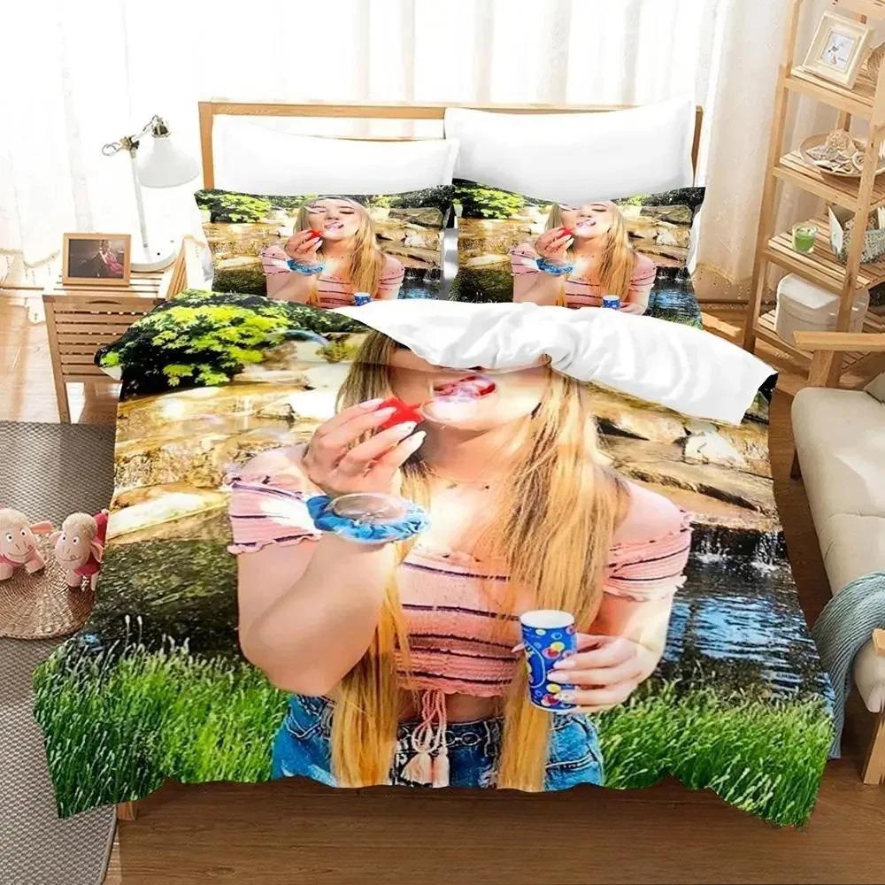 

3D Print Rebekah Wing Bedding Set,Duvet Cover Comforter Bed Set Quilt Cover Pillowcase,King Queen Twin Size Boys Girls Adultse 135x200cm 2pcs