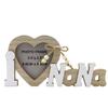 1PC Wooden Love Photo Frame Crafts for Wedding Love Photo Father's Day Papa Picture Frame English Letter Photo Frame Table Decor