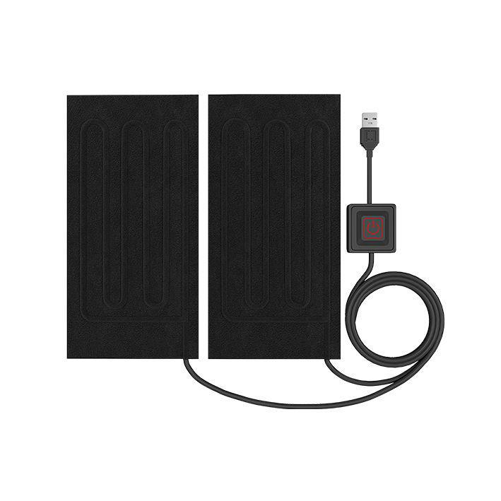 USB Heated Clothing: DIY 5-in-1 Carbon Fiber Heating Pads with Three-Level Temperature Control, Waterproof Electric Heating Film (5V)