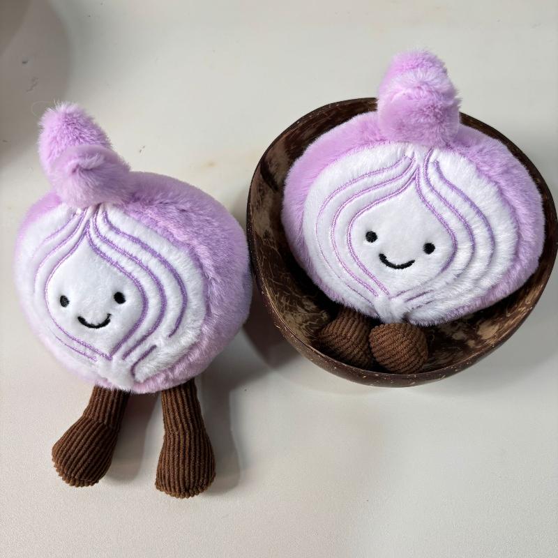 Creative Cute Purple Onion Plush Doll Pendant Backapck Hangings Decoration Gifts