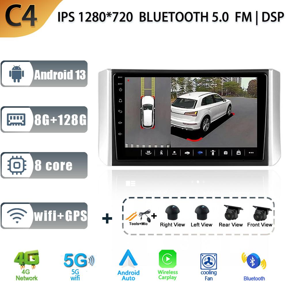 Car Radio Stereo Multimedia Android 13 For Mitsubishi Xpander 2017 - 2020 Video Player Carplay 4G GPS Auto WIFI Rear View Camera