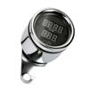 1pc Motorcycle LED Tachometer Digital Voltmeter Tachometer Gauge 12V Motorcycle Metal Odometer Speedometer Universal Accessories
