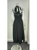 2026 Spring Elegant Spaghetti Strap Backless Dress - European & American Fashion