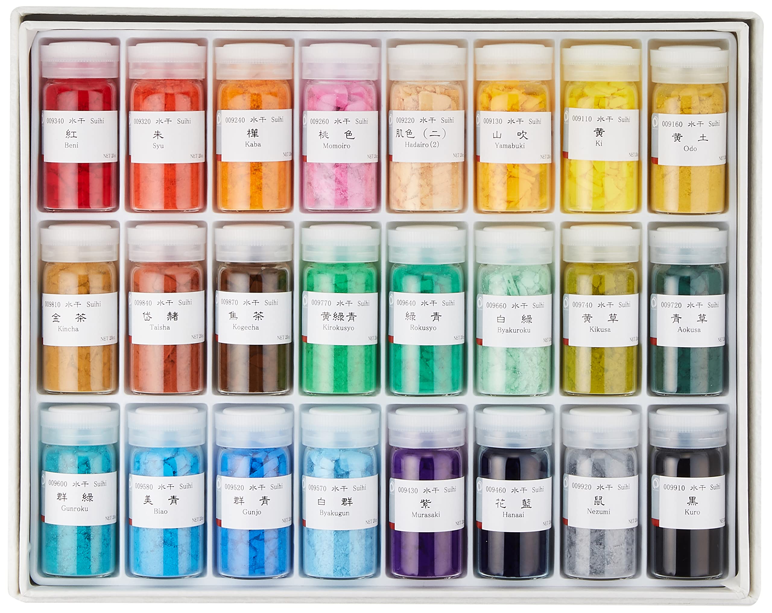 

Nakagawa Gofun Japanese painting paints Houou Suihi paints 24 color set