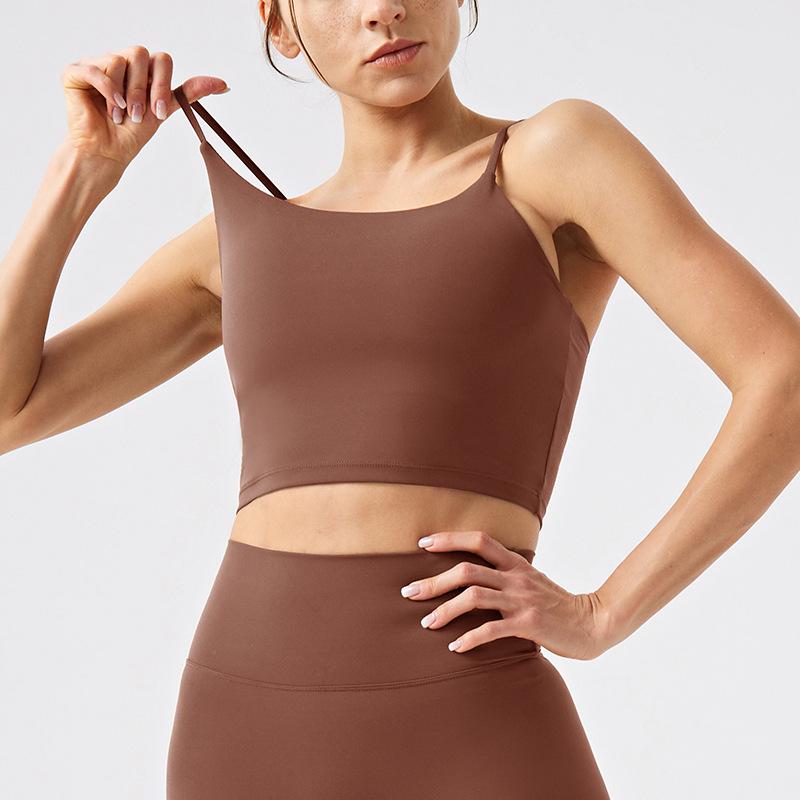 

Женский экологичный жилет для йоги - Высокоэластичный фитнес-топ для весны/лета Small