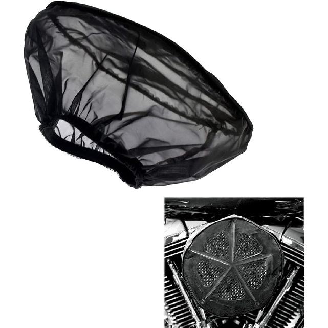 Motorcycle Waterproof Air Filter Rain Sock Dustproof Protective Cover Black#M