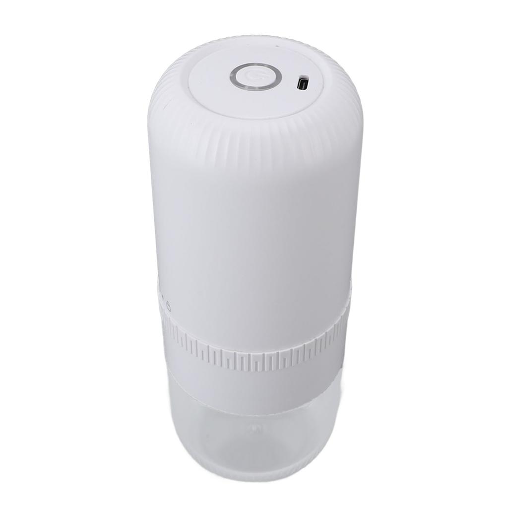 Electric Coffee Bean Grinder White USB Charging Cordless Adjustable Coarseness Multifunctional Coffe