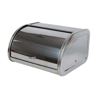 Bread Box Bread Keeper Bread Holder Multipurpose Bread Container with Roll Top Lid for Bakery Cafe Kitchen Counter