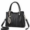 Welltude Women's Handbag, Shoulder Bag, Crossbody Bag, Perfect for Commuting, Freestanding (Black)