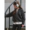 Hoodie Zip Up Charcoal Gray Azg4jp02cg
