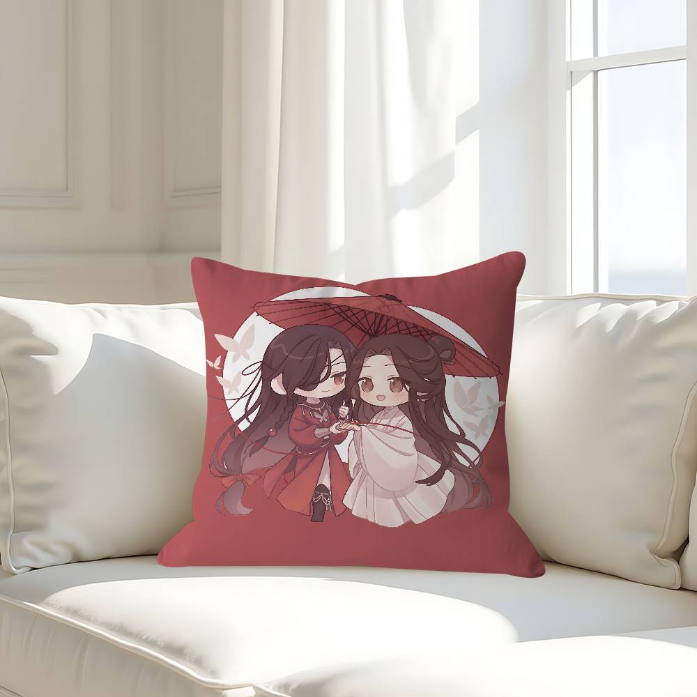 

H-Heaven O-OfficialsS Blessing Pillow Cover Design Cushion Cover Decor Holiday Decorati 16x16Inch