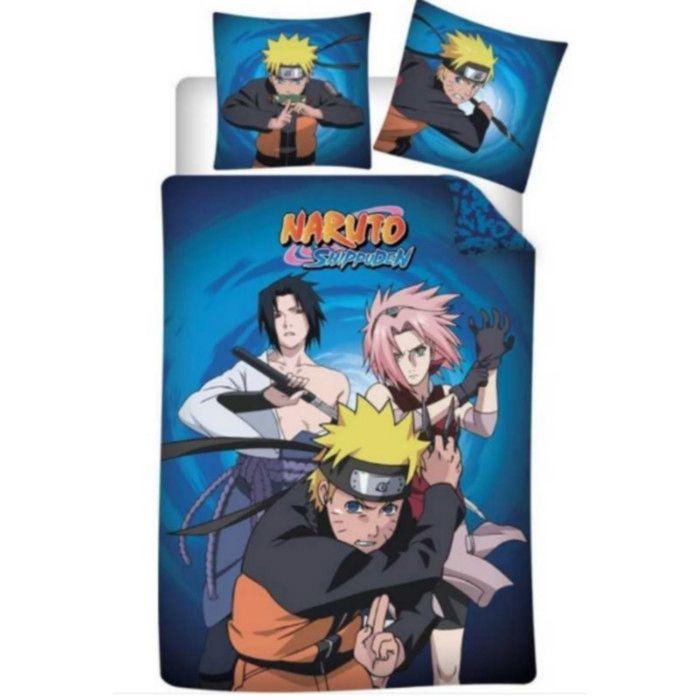 Naruto Duvet Cover 140 X 200 Cm + Pillowcase - Single Bed