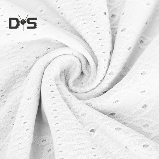 Women's Summer Maxi Dress Boho Eyelet Button V Neck Tie Knot Short Sleeve Midi Dress Summer Beach Vacation Sundress